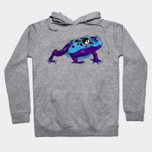 Blue poison dart frog Hoodie